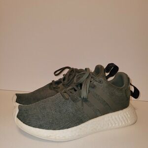 Adidas NMD_R2 W Green Running Trainer Shoes DA8719 Women's Size 8.5 Boost